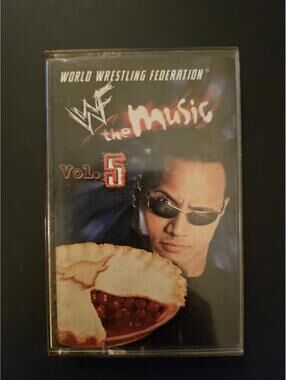 WWF (WWE) - World Wrestling Federation - The Music - vol. 5 - on cassette - RARE